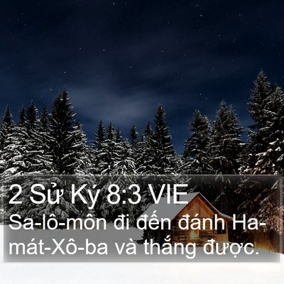 2 Sử Ký 8:3 VIE Bible Verse Image