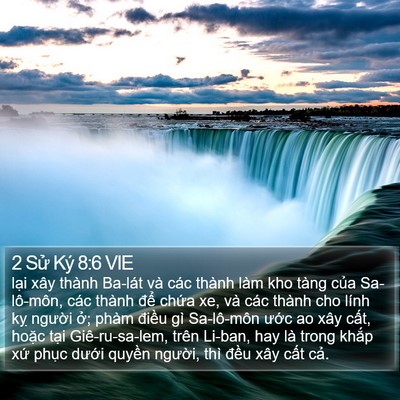 2 Sử Ký 8:6 VIE Bible Verse Image