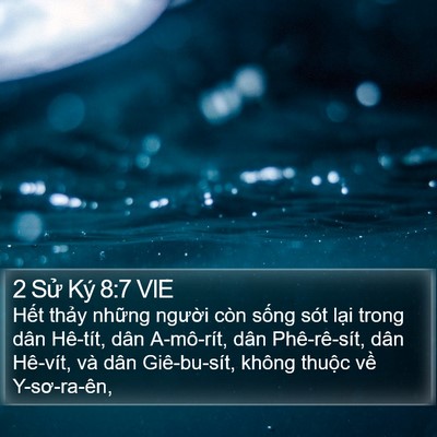 2 Sử Ký 8:7 VIE Bible Verse Image