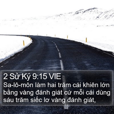 2 Sử Ký 9:15 VIE Bible Verse Image