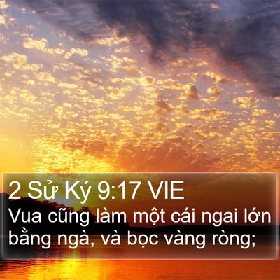2 Sử Ký 9:17 VIE Bible Verse Image
