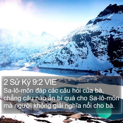 2 Sử Ký 9:2 VIE Bible Verse Image