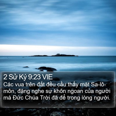 2 Sử Ký 9:23 VIE Bible Verse Image