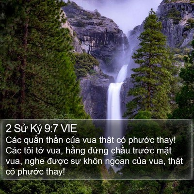 2 Sử Ký 9:7 VIE Bible Verse Image