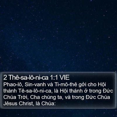 2 Thê-sa-lô-ni-ca 1:1 VIE Bible Verse Image