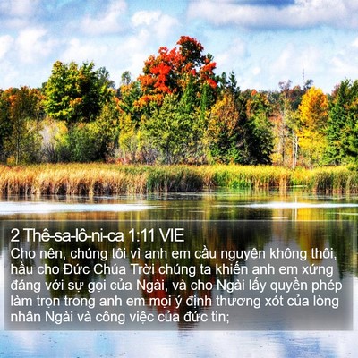 2 Thê-sa-lô-ni-ca 1:11 VIE Bible Verse Image