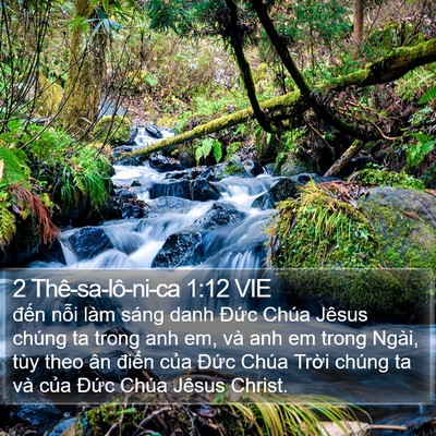 2 Thê-sa-lô-ni-ca 1:12 VIE Bible Verse Image