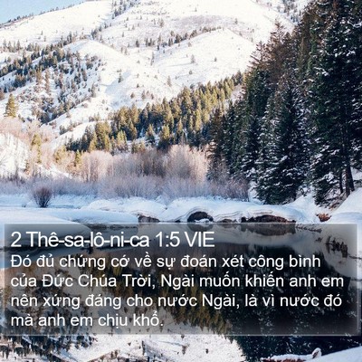 2 Thê-sa-lô-ni-ca 1:5 VIE Bible Verse Image