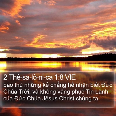 2 Thê-sa-lô-ni-ca 1:8 VIE Bible Verse Image