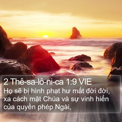 2 Thê-sa-lô-ni-ca 1:9 VIE Bible Verse Image