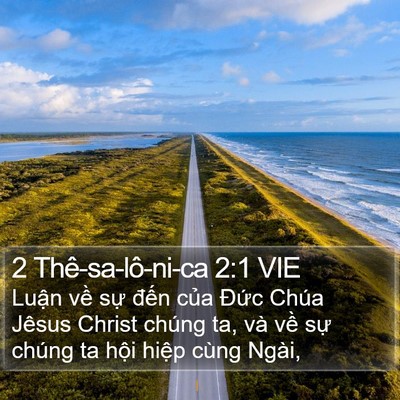 2 Thê-sa-lô-ni-ca 2:1 VIE Bible Verse Image