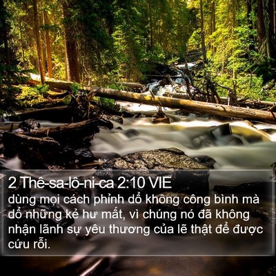 2 Thê-sa-lô-ni-ca 2:10 VIE Bible Verse Image