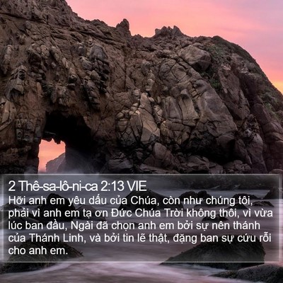 2 Thê-sa-lô-ni-ca 2:13 VIE Bible Verse Image