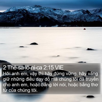 2 Thê-sa-lô-ni-ca 2:15 VIE Bible Verse Image