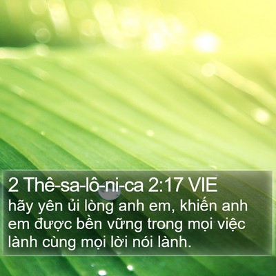 2 Thê-sa-lô-ni-ca 2:17 VIE Bible Verse Image