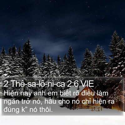 2 Thê-sa-lô-ni-ca 2:6 VIE Bible Verse Image