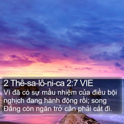 2 Thê-sa-lô-ni-ca 2:7 VIE Bible Verse Image
