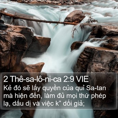 2 Thê-sa-lô-ni-ca 2:9 VIE Bible Verse Image