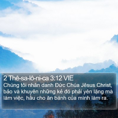 2 Thê-sa-lô-ni-ca 3:12 VIE Bible Verse Image