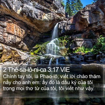 2 Thê-sa-lô-ni-ca 3:17 VIE Bible Verse Image