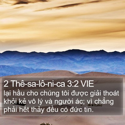 2 Thê-sa-lô-ni-ca 3:2 VIE Bible Verse Image