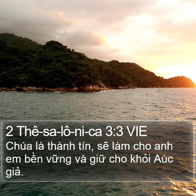 2 Thê-sa-lô-ni-ca 3:3 VIE Bible Verse Image