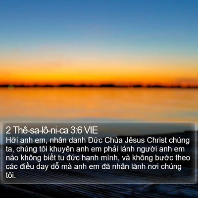 2 Thê-sa-lô-ni-ca 3:6 VIE Bible Verse Image
