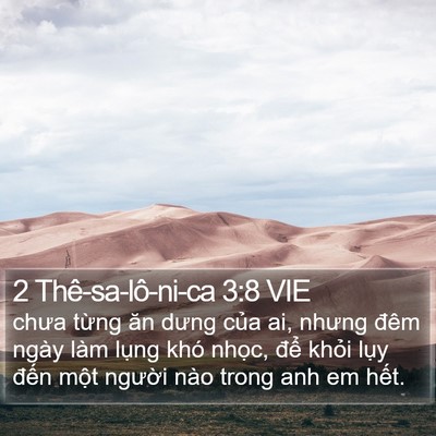 2 Thê-sa-lô-ni-ca 3:8 VIE Bible Verse Image