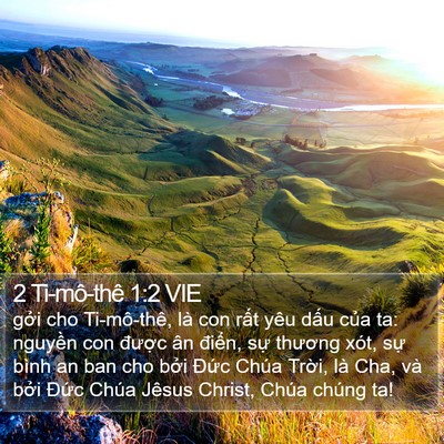 2 Ti-mô-thê 1:2 VIE Bible Verse Image