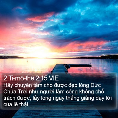 2 Ti-mô-thê 2:15 VIE Bible Verse Image