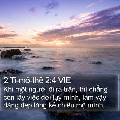 2 Ti-mô-thê 2:4 VIE Bible Verse Image