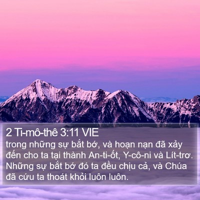 2 Ti-mô-thê 3:11 VIE Bible Verse Image