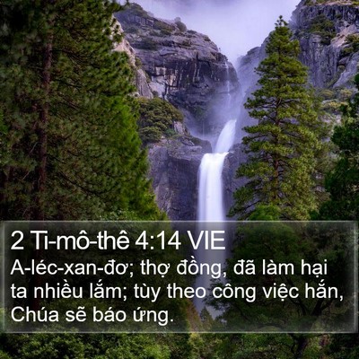 2 Ti-mô-thê 4:14 VIE Bible Verse Image