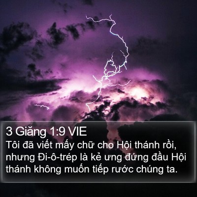 3 Giăng 1:9 VIE Bible Verse Image