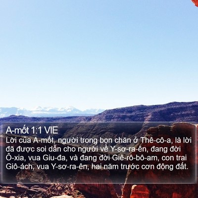 A-mốt 1:1 VIE Bible Verse Image