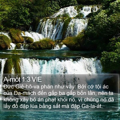 A-mốt 1:3 VIE Bible Verse Image