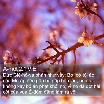 A-mốt 2:1 VIE Bible Verse Image