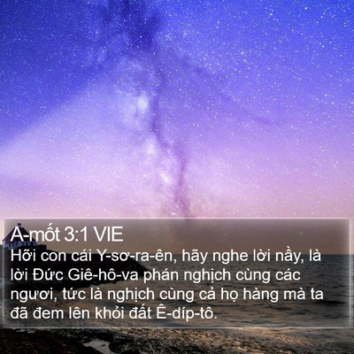 A-mốt 3:1 VIE Bible Verse Image