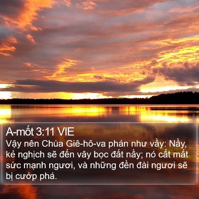 A-mốt 3:11 VIE Bible Verse Image