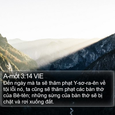 A-mốt 3:14 VIE Bible Verse Image