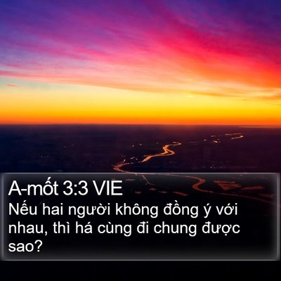 A-mốt 3:3 VIE Bible Verse Image