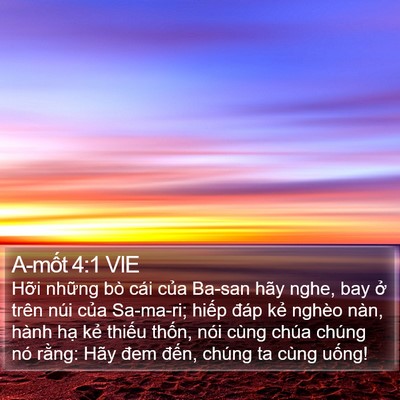 A-mốt 4:1 VIE Bible Verse Image