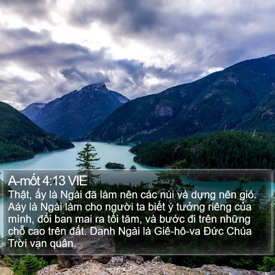A-mốt 4:13 VIE Bible Verse Image