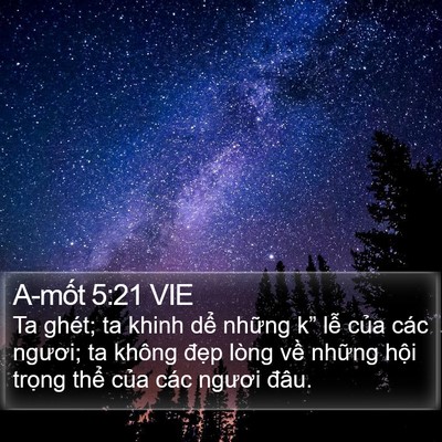 A-mốt 5:21 VIE Bible Verse Image