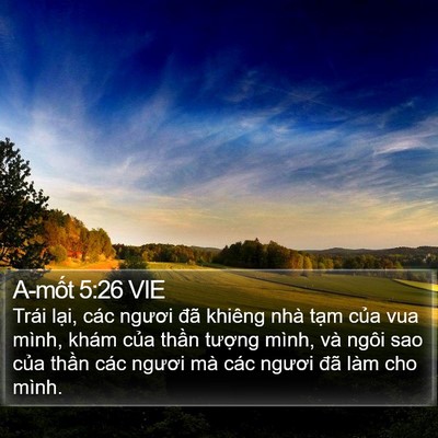 A-mốt 5:26 VIE Bible Verse Image