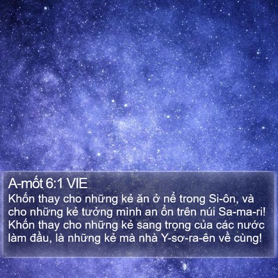 A-mốt 6:1 VIE Bible Verse Image