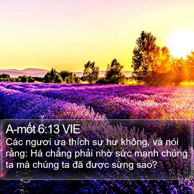 A-mốt 6:13 VIE Bible Verse Image