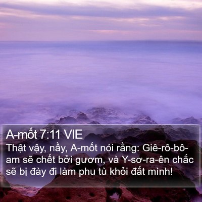 A-mốt 7:11 VIE Bible Verse Image