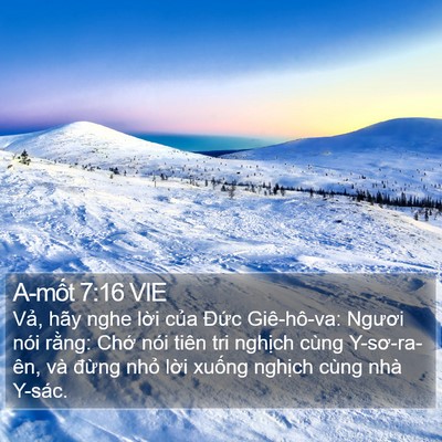 A-mốt 7:16 VIE Bible Verse Image