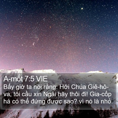 A-mốt 7:5 VIE Bible Verse Image